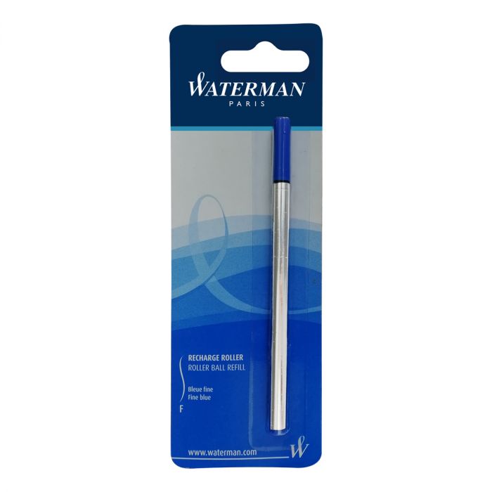 Waterman Roller Ball Pen Refill Blister Pack - Blue Fine main product photo