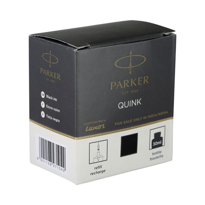 Parker Quink Bottle Black Ink Color main product photo