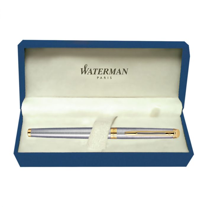 Waterman Hemisphere Ss Gold Trim  Fountain Pen Medium Nib main product photo