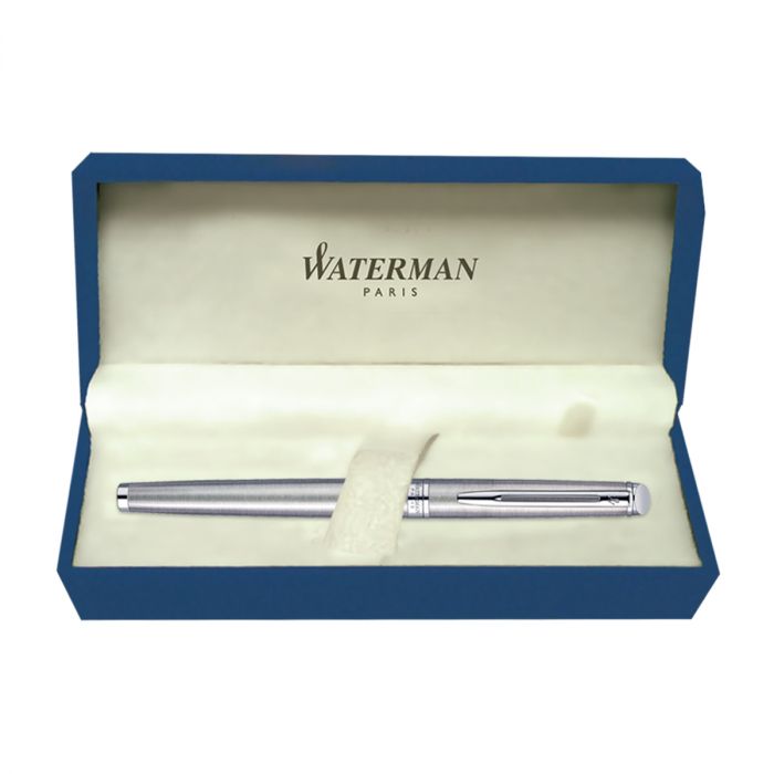 Waterman Hemisphere Ss Chrome Trim  Fountain Pen Medium Nib main product photo