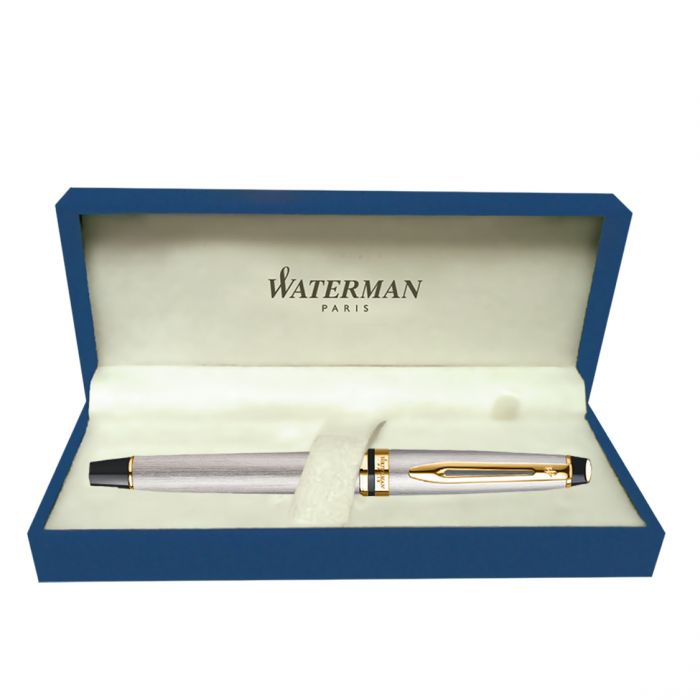 Waterman Expert Ss Gold Trim  Fountain Pen Medium Nib main product photo
