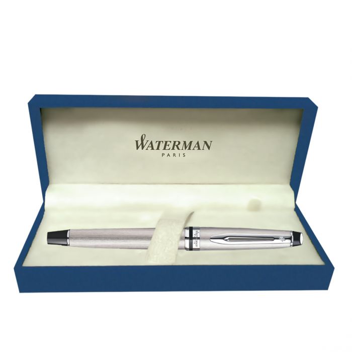 Waterman Expert Ss Chrome Trim  Fountain Pen Fine Nib main product photo