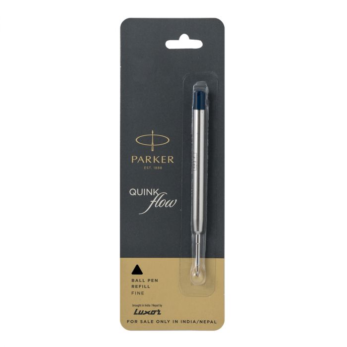 Parker Quink Flow Black Ink Color Refill Ball Pen Fine Tip main product photo