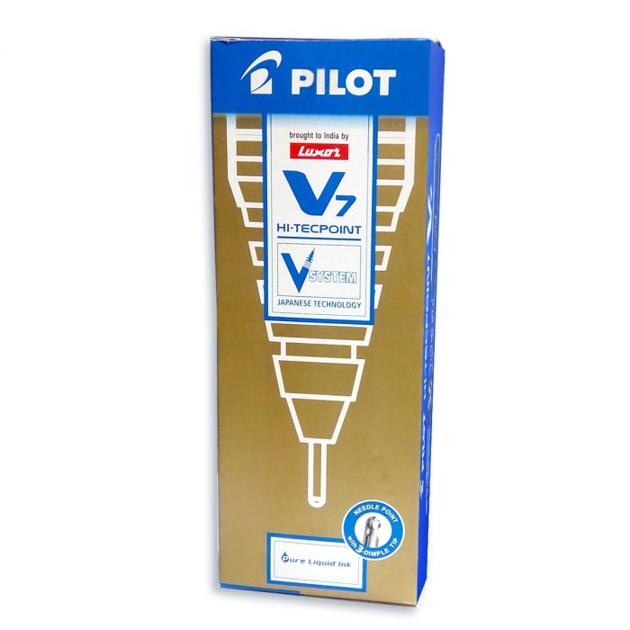 Pilot V7 Pen Pack Of 12 Blue main product photo