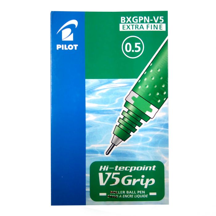 Pilot Green Hi Techpoint V5 Grip Pen Pack Of 12 main product photo