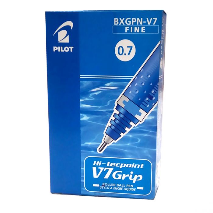 Pilot V7 Grip Blue Pen Pack Of 12 main product photo
