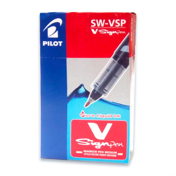 Pilot Red V Signpen Pack Of 12 main product photo