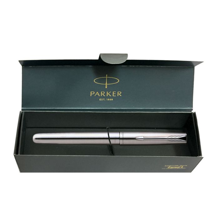 Parker Frontier Stainless Steel Chrome Trim Fountain Pen main product photo