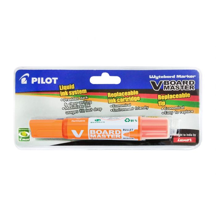 Pilot -Orange V- Board Marker Pen main product photo