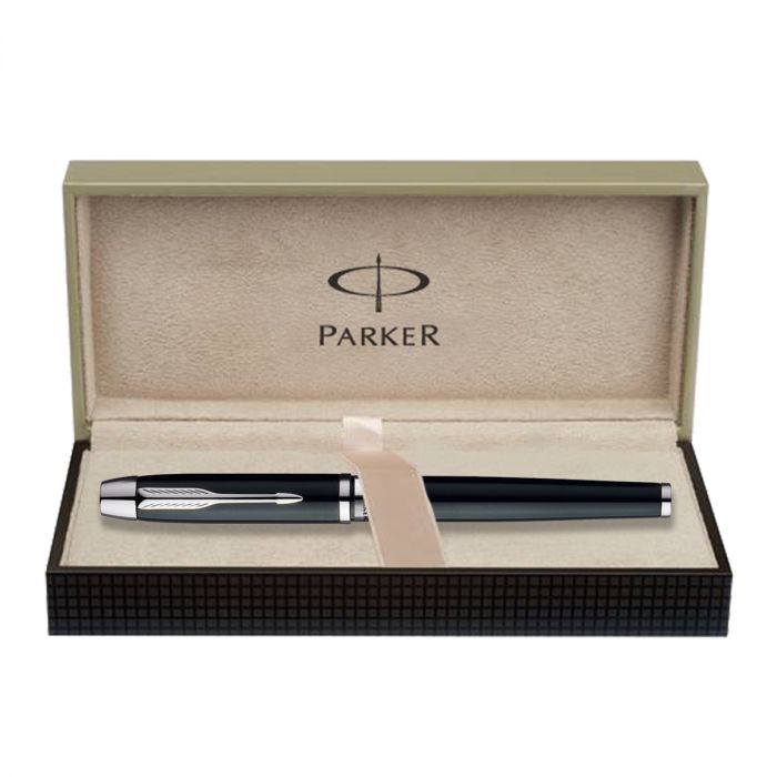 Parker Odyssey Laque Black Chrome Trim Fountain Pen main product photo