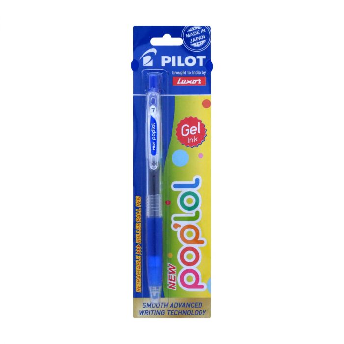 Pilot Poplol Roller Ball Pen Rt 07 Blue main product photo