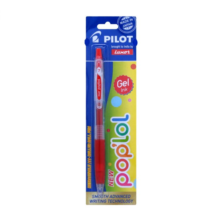 Pilot Poplol Roller Ball Pen Rt 07 Red main product photo