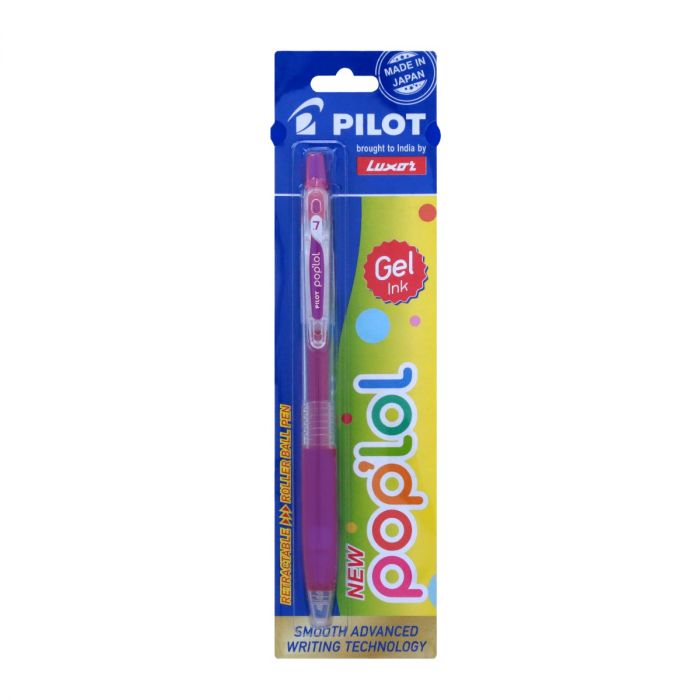 Pilot Poplol Roller Ball Pen Rt 07 Purple main product photo