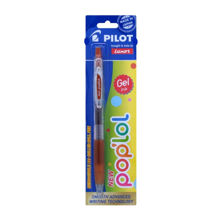 Pilot Poplol Roller Ball Pen Rt 07 Brown main product photo