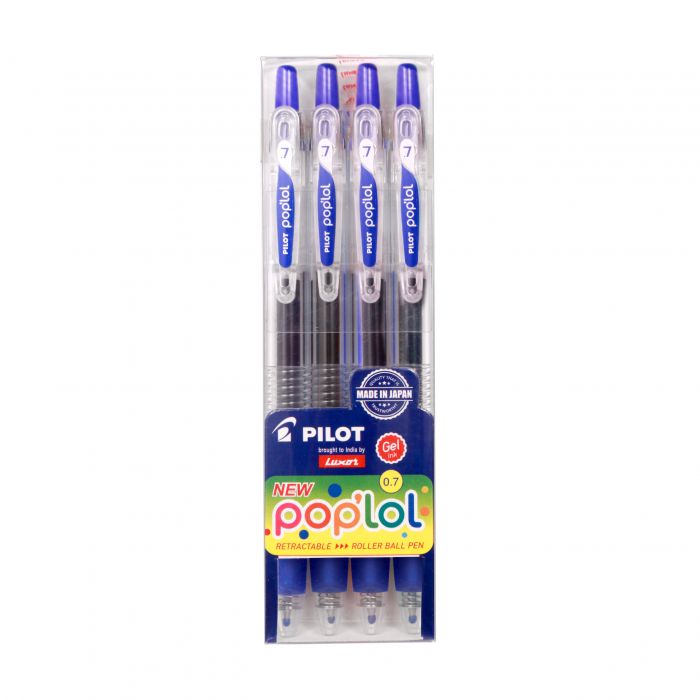Pilot Poplol Combo Packof 4 Ink Color 4 Blue main product photo