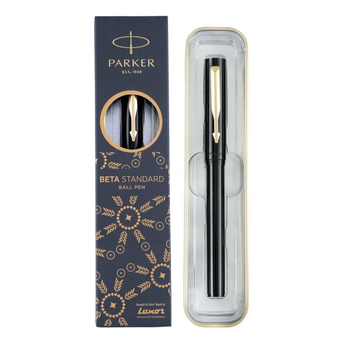 Parker Beta Standard Ball Pen Gold Trim main product photo