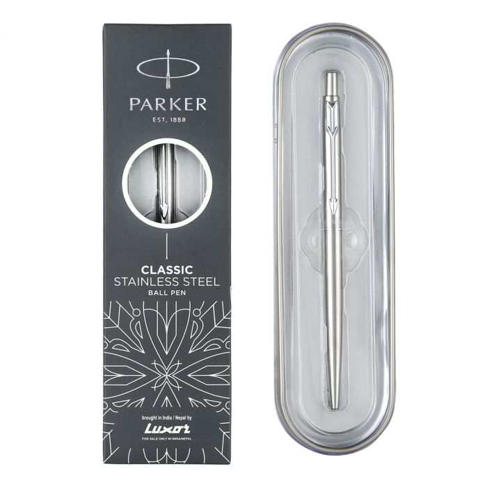 Parker Classic Stainless Steel Ball Pen Chrome Trim main product photo