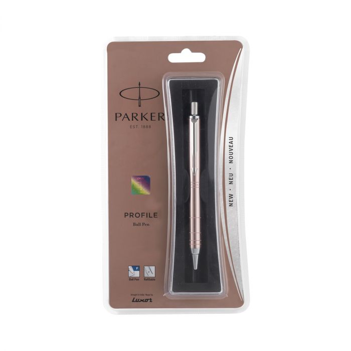 Parker Profile Ball Pen Chrome Trim Copper Body Color main product photo