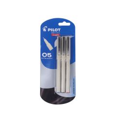 Pilot O5 (Blue, Black, Red )Pen  with Luxor Executive Regular Notebook Ruled 300 Pages (Black)