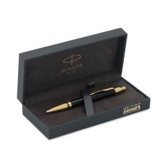 Parker Odyssey Lacque Black Gold Trim Ball Pen