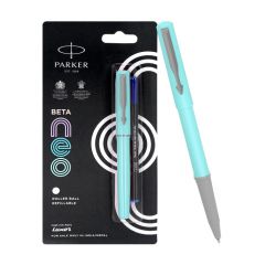 Parker Beta NEO Roller Ball Pen | Sea Green Body Color |Ink Color - Blue 