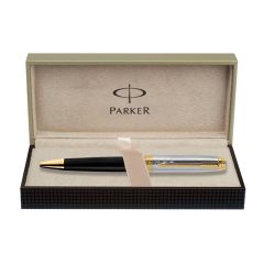 Parker Ambient Deluxe Black Gold Trim Ball Pen