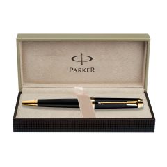 Parker Ambient Laque Black Gold Trim Ball Pen 