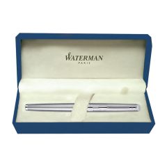 Waterman Hemisphere Ss Chrome Trim  Fountain Pen Medium Nib
