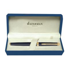 Waterman Hemisphere Matt Black Gold Trim  Fountain Pen Medium Nib