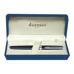 Waterman Hemisphere Matt Black Chrome Trim  Fountain Pen Medium Nib