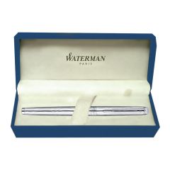 Waterman Hemisphere Dlx Metal Chrome Trim  Fountain Pen Medium Nib