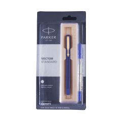 Parker Vector Standard Roller Ball Pen, Perfect for Everyday Use by Office Professionals, College Students, and Individuals, Sleek Design and Smooth Writing
