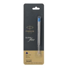 Parker Quink Flow Ball Pen Refill Blue Ink Color Medium Tip