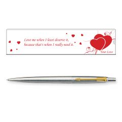 Parker Jotter Stainless Steel Ball Pen Gold Trim