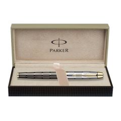 Parker Odyssey Twin Chiselled Gold Trim Fountain Pen