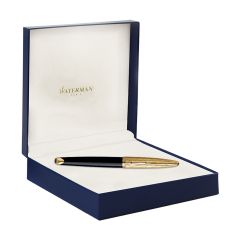 Waterman Carene Essential Black & Gold Trim  Fountain Pen -Fine Nib