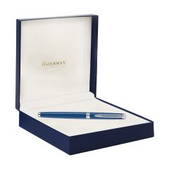 Waterman Hemisphere Blue Chrome Trim  Fountain Pen