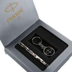 Parker Vector Camouflage Coated Special Edition Roller Ball Pen Black Body Color Free Key Card Holder Gift Set