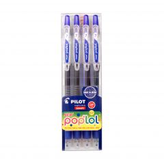 Pilot Poplol Combo Packof 4 Ink Color 4 Blue
