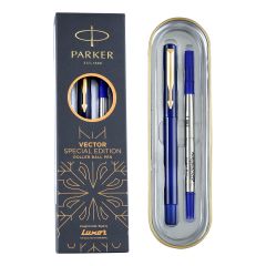 Parker Vector Standard Roller Ball Pen Gold Trim Special Edition