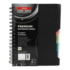 Luxor 6 Subject Spiral Premium Exercise Notebook, Single Ruled - (21cm x 29.7cm), 300 Pages
-Spiral