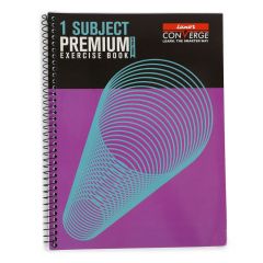 Luxor 6 Subject Spiral Premium Exercise Notebook, Single Ruled - (20.3cm x 26.7cm), 300 Pages-Spiral