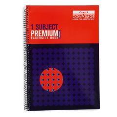 Luxor 1 Subject Spiral Premium Exercise Notebook, Single Ruled