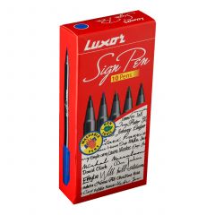 Luxor Sign Pen - Blue -Pack Of 10
