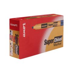 Luxor Super Chisel Marker - Orange - (Pack Of 10)