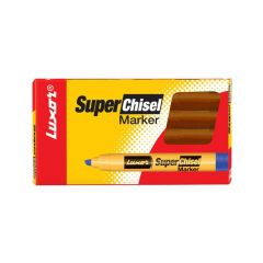 Luxor Super Chisel Marker - Brown - (Pack Of 10)