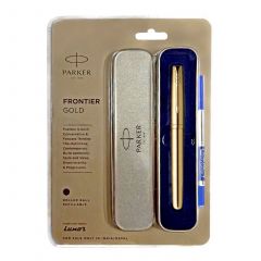 Parker Frontier Gold Roller Ball Pen Gold Trim