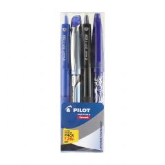 Pilot Super Combo-(Pilot Hitchpoint V5 Grip Pen Blue + Pilot Frixion Roller Ball Pen Blue + Pilot Bp1Rt Blue +Pilot Bp1Rt Black)
