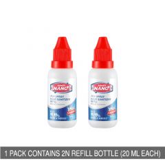 Pen Spray Hand Sanitizer Refill  Pack - Classic - 40 ml  (20 ml x 2) 