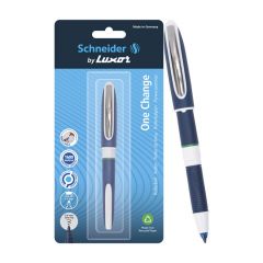 Schneider by Luxor  One Change Roller Ball Pen-Green , Elegant and Smooth writing